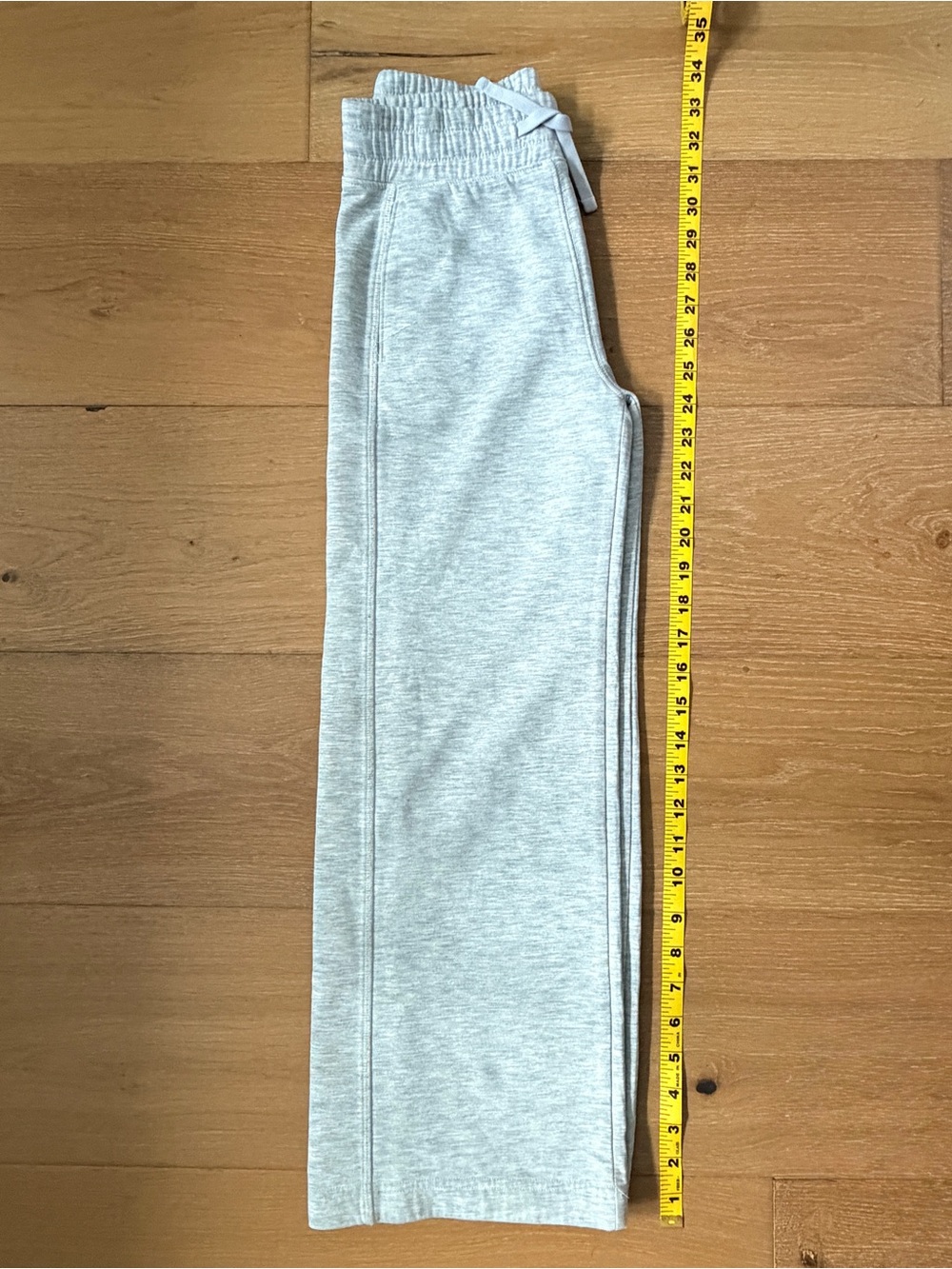 Abercrombie Kids YPB Wide Leg Sweatpants Oatmel Heather Gray Girls 9/10 (M) - Picture 6 of 6
